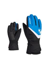 Ziener , Skihandschuhe »LORIKO-Z AS glove junior« , blau , atmungsaktive, wasser- und winddichte AQUASHIELD Membran