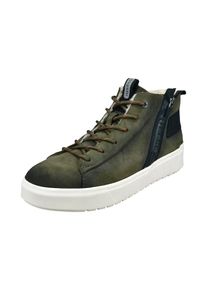 Bugatti, Hommes Bottines à lacets, gris clair / olive / noir