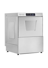 Buffalo Digital Geschirrsp&uuml;ler f&uuml;r den Einbau mit Ablaufpumpe 500mm Korb 5.4kW, Gastronomie-Bedarf