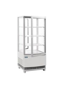 Polar C-Serie Tischkühlvitrine 86 Liter mit gebogener Tür, weiss, Gastronomie-Bedarf