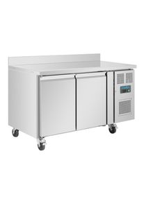 Polar Serie U 2-t&uuml;riger Edelstahlgefrierschrank mit Spritzschutz 282Ltr, Gastronomie-Bedarf