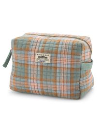 Moismont Kulturbeutel N° 43 kariert graublau