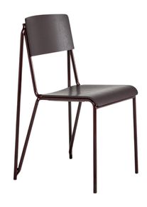 Petit Standard Stuhl DUNKLES BORDEAUX Hay EINZELST&Uuml;CK