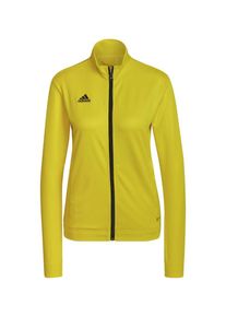 adidas Performance Sportsweatjacke 'Entrada 22' Damen, gelb / schwarz, Größe XL