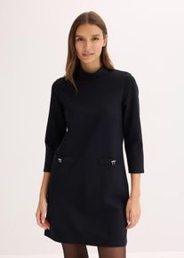 Minikleid aus Punto di Roma in schwarz, Gr&ouml;sse 48/50 (XL), bonprix