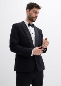 Veste de smoking avec élasthanne slim en noir pour homme, Taille 46, bonprix