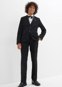 Anzug (2tlg. Set) in Regular Fit in schwarz, Gr&ouml;sse 146, bonprix