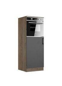 Wiho-Küchen Backofenumbauschrank »Elba« Masse (B/H): 60/165 cm , schwarz , wiho Küchen