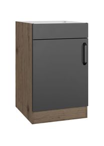 Wiho-Küchen Spülenschrank »Elba« in den Breiten 50 und 60 cm , schwarz , wiho Küchen