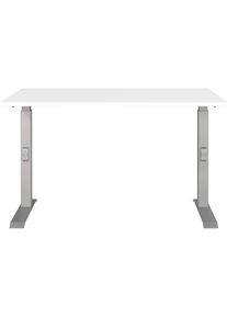 Schreibtisch »Downey« höhenverstellbar von 68-91 cm, verfügbar in verschiedenen Breiten , weiss , Germania