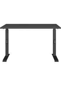 Schreibtisch »Lemont« Mechanisch höhenverstellbarer Schreibtisch , grau , Germania