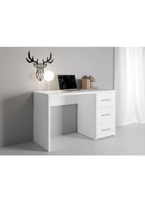 Schreibtisch »Zion« Computertisch mit 3 Schubladen, Breite 120 x 50 cm , weiss , Home Affaire