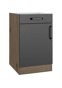 Wiho-Küchen Unterschrank »Elba« in den Breiten 50 und 60 cm , schwarz , wiho Küchen