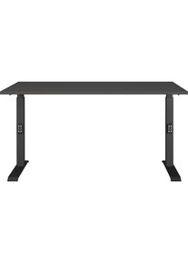 Schreibtisch »Lemont« Mechanisch höhenverstellbarer Schreibtisch , grau , Germania