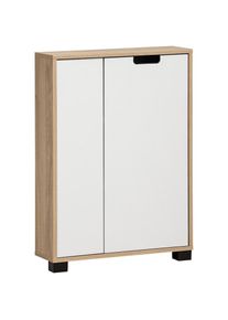 Stauraumschrank »Emmik, Breite 60 cm, platzsparend, verstellbare Einlegeböden« Made in Germany , weiss , Schildmeyer