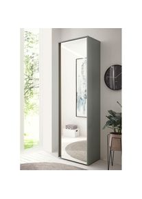 Inosign , Garderobenschrank »GiRON/CiTY, moderner Garderobenschrank, Kleiderschrank mit Stauraum« Spiegeltür, Teleskopauszug, Tür beidseitig...