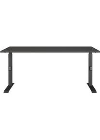 Schreibtisch »Lemont« Mechanisch höhenverstellbarer Schreibtisch , grau , Germania