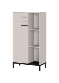 Aktenschrank »GW-Rovigo mit offenem Regal & Schublade,« 1 Stk. tlg. spiegelverkehrt montierbar, Höhe 120 cm, Made in Germany , braun , Germania