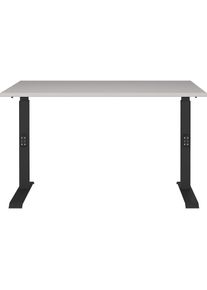 Schreibtisch »Lemont« Mechanisch höhenverstellbarer Schreibtisch , braun , Germania