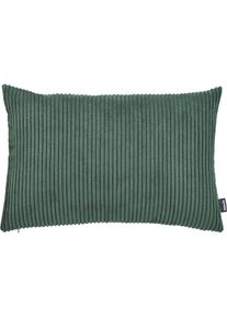 done., done. Dekokissen &raquo;Zoom&laquo; Kissenh&uuml;lle aus modernem Cordstoff, khaki, Obermaterial: 92% Polyester, 8% Nylon, 1 Stk.