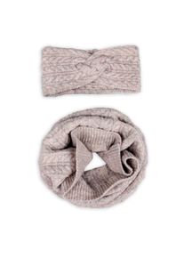 Capelli New York, Unisex, Loop mit Zopfstrickmuster, beige, Einheitsgr&ouml;&szlig;e, Perfekt abgestimmt f&uuml;r ein harmonisches Winter-Outfit