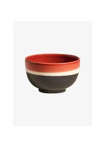 Maison Sarah Lavoine Bol Sicilia à carreaux orange fonce