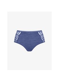Mey Damen Slip Wool Love dunkelblau