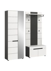 Inosign , Garderoben-Set »REHAT, TOPSELLER!, 3-teilig, Breite 160 cm, individuell erweiterbar« Set, bestehend aus: Garderobenschrank, Sitzbank und...