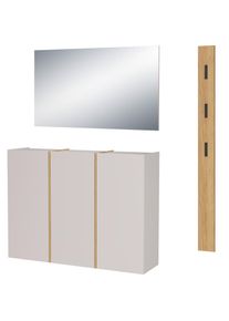 Germania , Garderoben-Set »GW-Libbiano Plus« 3 Stk. tlg. , Kratzfeste und widerstandsfähige Oberflächenbeschichtung