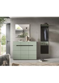 Inosign , Garderoben-Set »REHAT, TOPSELLER!, 3-teilig, Breite 180 cm, individuell erweiterbar« Set, bestehend aus: Kommode, Spiegel und...