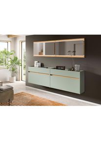 Inosign , Garderoben-Set »EVRID, 4-teilig, Breite 220 cm, inkl. Beleuchtung« best. aus: 2x Kommode und 2x Spiegel, 4 Stk. tlg. , Masse ca. (B/H/T):...