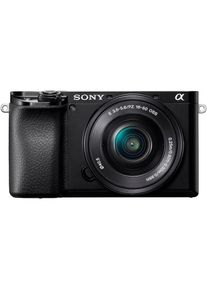 Sony, Kompaktkamera &raquo;Alpha 6100 APS-C&laquo;, 24,2, Bluetooth, schwarz, TEILEN SIE IHRE AUFNAHMEN: Einfaches &Uuml;bertragen auf Ihre Mobilger&auml;te &uuml;ber die 