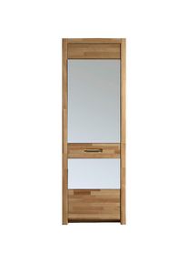 MCA living , Garderobenschrank »Fenja Spiegelschrank, Schrank, Drehtürenschrank - Höhe 203 cm« 1 Stk. tlg. Massivholz, Kernbuche, 1 Spiegeltür, 1...