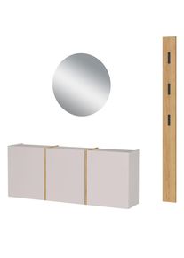 Germania , Garderoben-Set »GW-Libbiano Plus« 3 Stk. tlg. , Kratzfeste und widerstandsfähige Oberflächenbeschichtung