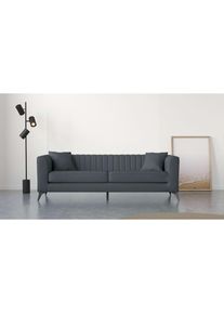 Home Affaire, Home Affaire 4-Sitzer &raquo;MATTHEW elegantes Designsofa, Masse B/T/H: 231/86/74 cm&laquo; XXL, Steppung im R&uuml;cken, lose Sitzkissen, incl 2. 