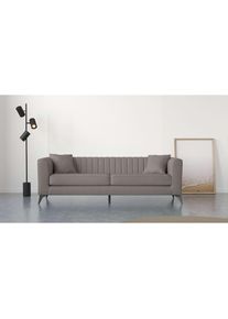 Home Affaire, Home Affaire 4-Sitzer &raquo;MATTHEW elegantes Designsofa, Masse B/T/H: 231/86/74 cm&laquo; XXL, Steppung im R&uuml;cken, lose Sitzkissen, incl 2. 