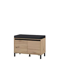 Home Affaire Schuhbank »Arran, Schuhschrank, Schuhregal, Schuhtruhe, Schuhkommode, Sitzbank« mit abnehmbarem Sitzkissen, zwei Türen (dahinter zwei Fächer) ,...