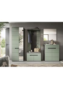 Inosign , Garderoben-Set »REHAT, TOPSELLER!, 5-teilig, Breite 255 cm, individuell erweiterbar« Set, bestehend aus: Schrank, Sitzbank, Sitzkissen,...