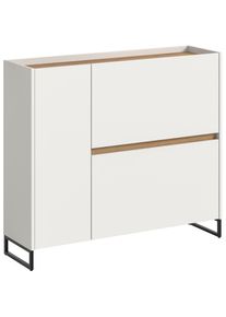 Inosign Schuhschrank »EVRID, Breite 110cm, 1 Tür, 2 Schuhwalzen, inkl. Metall-Kufenfüsse« individuell mit anderen Artikel der Serie EVRID erweiterbar, 1...