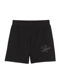 Puma Sportshorts 'Ess' Damen, grau / schwarz, Gr&ouml;&szlig;e S