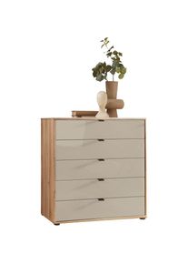 Wiemann Schubkastenkommode »Cardiff Sideboard, Wäscheschrank, teilmassiv Bianco-Eiche, Schubladen« Glas- oder Massivholzfront, verschiedene Breiten, MADE...
