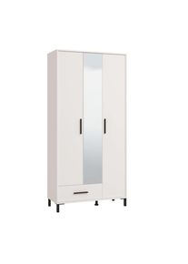 Home Affaire , Jugendliche , Garderobenschrank »Orkney Kleiderschrank, Stauraumschrank, Flurschrank, Höhe 193 cm« Spiegeltür, Breite 93 cm,...