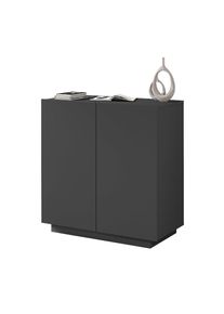 Inosign Aktenschrank »Essential, Mehrzweckschrank, Büroschrank mit 2 Türen« & verstellbaren Einlegeböden, Höhe 86 oder 166 cm, Made in Italy , schwarz ,...