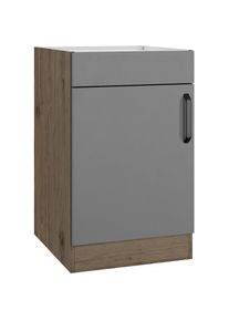 Wiho-Küchen Spülenschrank »Elba« in den Breiten 50 und 60 cm , grau , wiho Küchen