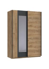 Schwebetürenschrank »Texel in den Breiten 135cm & 180cm erhältlich, inkl. Spiegel« mit Metallgriffen , wimex