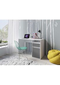 Schreibtisch »Tinsley« mit Schublade, und Tür, Breite 120 x53 cm , grau , Home Affaire