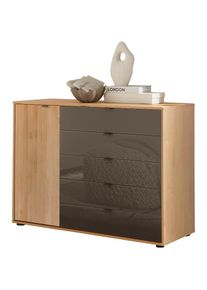 Wiemann Kombikommode »Cardiff Sideboard, Wäscheschrank, teilmassiv Erle, mit Schubladen« Kommode 120x86x43 cm, braun, mit Dämpfung, MADE IN GERMANY,...
