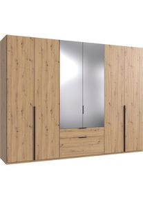 Drehtürenschrank »Mugano« mit langen oder kurzen Griffen aus Metall, in vielen Breiten, 208 oder 236 cm hoch, Made in Germany , wimex