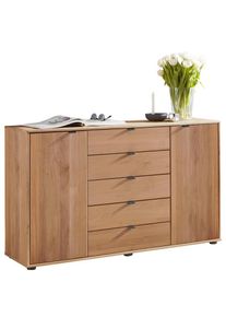 Wiemann Kombikommode »Cardiff Sideboard, Wäscheschrank, teilmassiv Erle, mit Schubladen« Kommode 141x86x43 cm, braun, mit Dämpfung, MADE IN GERMANY,...