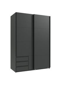 Schwebetürenschrank »Emden« Mit Aussenschubkästen , grau , wimex